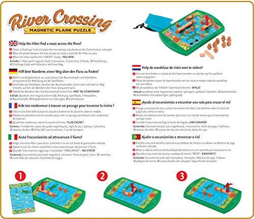 Ravensburger- ThinkFun River Crossing - Juego de lógica (76349)