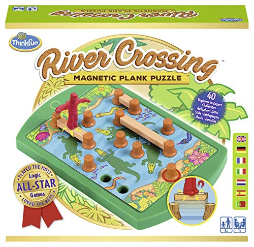 Ravensburger- ThinkFun River Crossing - Juego de lógica (76349)