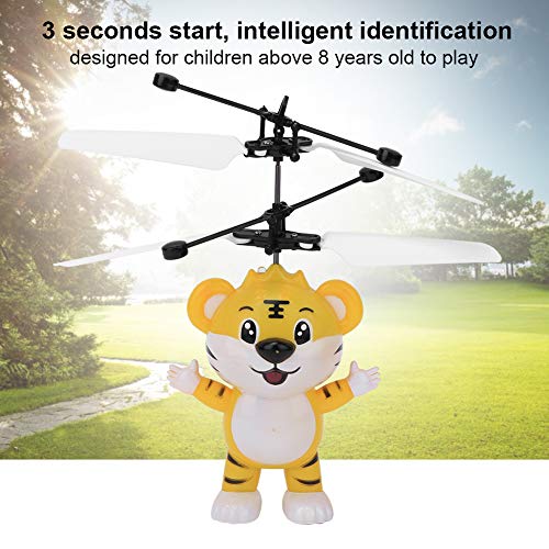 RC Drone Toy, Suspension Aircraft Toy Induction Aircraft Toy Gift Mini Drone Fly Mini Drone, Tiger Suspension Juego de Niños para Exteriores Niños Niñas(Tigre de inducción)