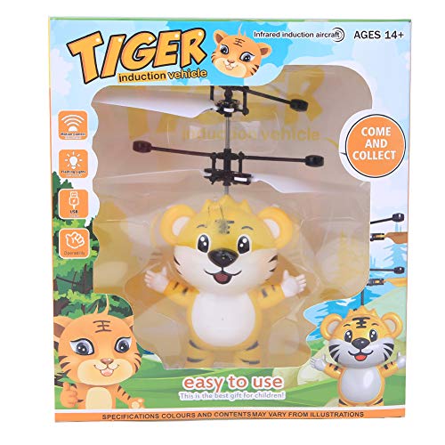 RC Drone Toy, Suspension Aircraft Toy Induction Aircraft Toy Gift Mini Drone Fly Mini Drone, Tiger Suspension Juego de Niños para Exteriores Niños Niñas(Tigre de inducción)