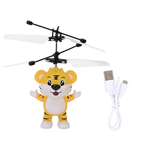 RC Drone Toy, Suspension Aircraft Toy Induction Aircraft Toy Gift Mini Drone Fly Mini Drone, Tiger Suspension Juego de Niños para Exteriores Niños Niñas(Tigre de inducción)