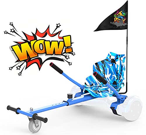 RCB Hoverkart para Patinete eléctrico Asiento Kart para Self Balancing Scooter Longitud Ajustable, Compatible con Todos los patinetes - 6.5/8 / 8.5/10 Pulgadas