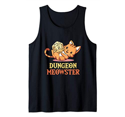 Regalo del calabozo de juegos de mesa Meowster Camiseta sin Mangas