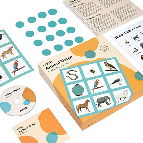 Relish Animal Bingo Game - Actividades de Alzheimer y demencia, juegos y productos para ancianos/personas mayores