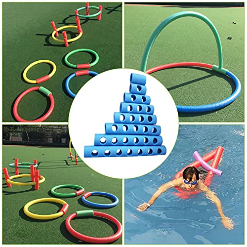 Renoble Conector De Fideos De Piscina, Conector De Fideos De Flotador De Natación Cruzados, Ayuda De Natación Flotante De Agua para Niños Y Adultos, Accesorios De Barco De Anillo