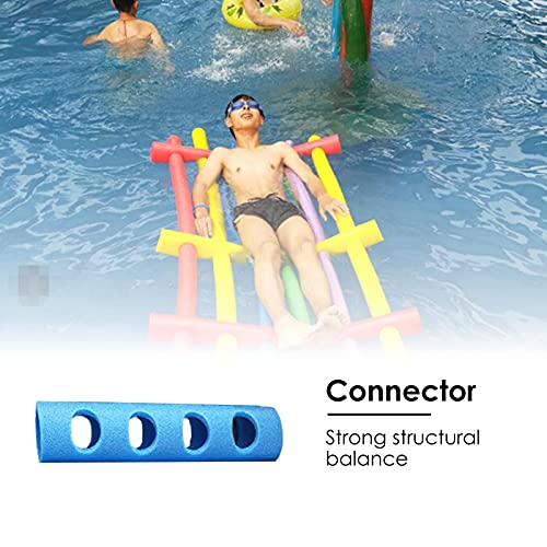 Renoble Conector De Fideos De Piscina, Conector De Fideos De Flotador De Natación Cruzados, Ayuda De Natación Flotante De Agua para Niños Y Adultos, Accesorios De Barco De Anillo