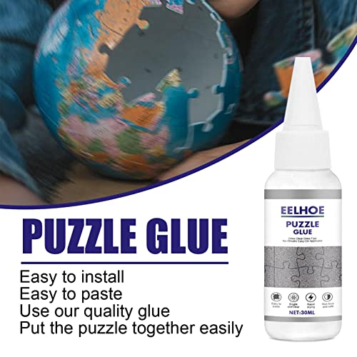 Retinue Pegamento para Puzzles, Pegamento para Rompecabezas - Adhesivo De Piezas De Puzzle Accesorios, 30/50/100ML