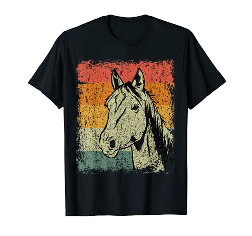 Retro A Caballo Cabalgando Regalo Vintage Caballo Camiseta