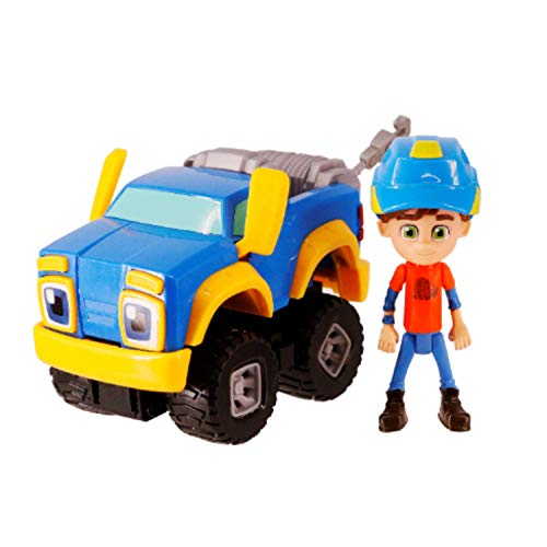 Rev & Roll – Coche Juego Best Buddies – Vehículo Rumble de 17 cm con Funciones mecánicas y su Figura Rev de 10 cm – Juguete del Dibujo Animado Rev & Roll – Juguete para niños de 3 años y más