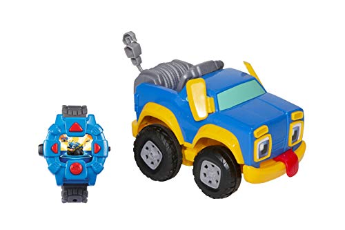 REV & ROLL - RC Rumble – Coche Juguete teledirigido por Reloj – Juguete Infantil sensorial Que enrolla y se treespuma derivada del Dibujo Animado Rev & Roll – Juguete para niños de 3 años y más