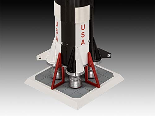 Revell 03704, Kit de Modelos de plástico, Apollo 11 Saturn V Rocket,Escala 1:96