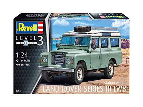 Revell-Land Rover Series III, Escala 1:24 Kit de Modelos de plástico, Multicolor, 1/24 07047 7047