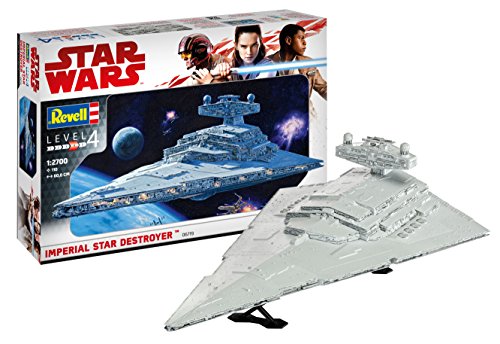 Revell Maqueta Wars Imperial Star Destroyer, Kit Modelo, Escala 1:2700 (6719)(06719), 60,0 cm de Largo