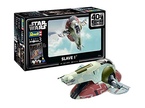 Revell- Slave I-40th Anniversary The Star Wars Accesorios, Color Plateado (RV05678)