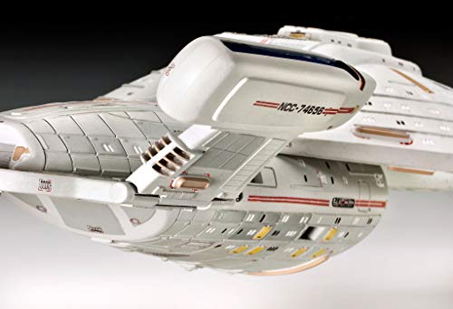 Revell-U.S.S. Voyager, Escala 1:670 Star Trek Kit de Modelos de plástico, Multicolor, 1/670 04992/4992