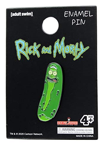 Rick and Morty, Licensed Original Artwork, Pickle Rick - Enamel Lapel Pin, 1.5"