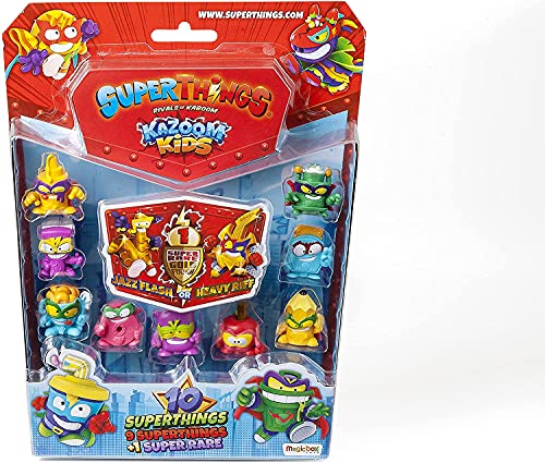 Rivals of Kaboom SuperThings Kazoom Kids - Pack 4 para Inciar Su Coleccion(Nuevos Superzings De Series 8 )