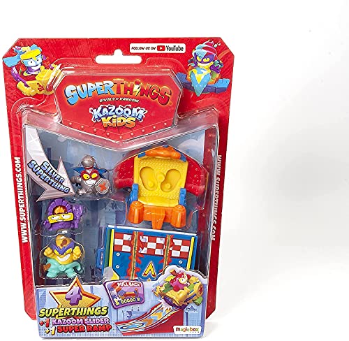 Rivals of Kaboom SuperThings Kazoom Kids - Pack 4 para Inciar Su Coleccion(Nuevos Superzings De Series 8 )