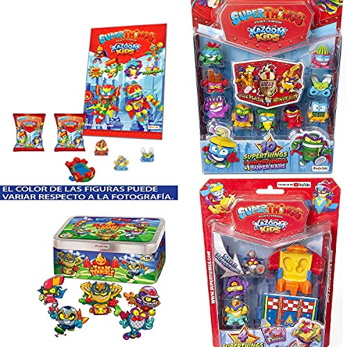 Rivals of Kaboom SuperThings Kazoom Kids - Pack 4 para Inciar Su Coleccion(Nuevos Superzings De Series 8 )