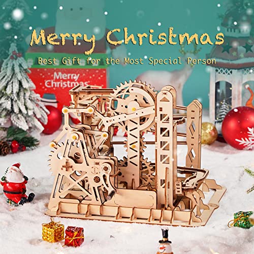 Robotime Laser Cut Puzzle de Madera | Kit de construcción Set Model | Juego de Puzzle en 3D (Lift Coaster)