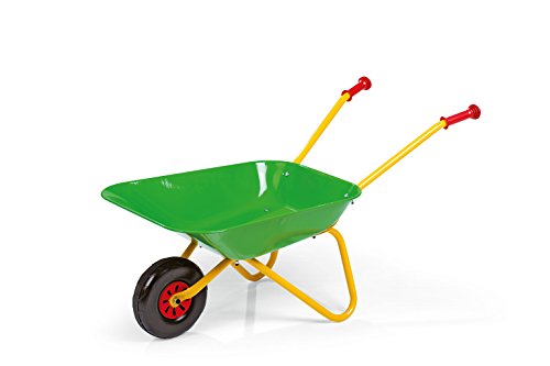 ROLLY TOYS 271900 - Carretilla de Metal, Color Amarillo/Verde