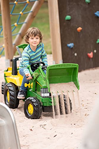 Rolly Toys 811076 rollyJunior, tractor, John Deere con cargador + Heckbag.