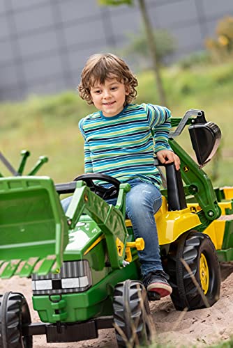 Rolly Toys 811076 rollyJunior, tractor, John Deere con cargador + Heckbag.