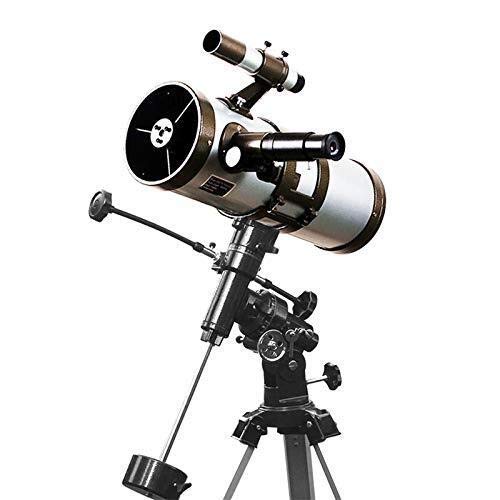 ROM Telescopio de Gran diámetro de 114 mm para niños y Principiantes - Observación de Estrellas Profesional - Astronotelescopio para niños en el Espacio Profundo