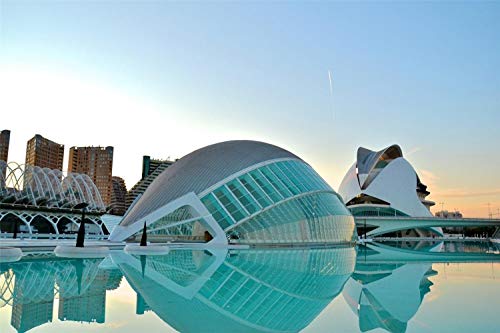 Rompecabezas De 1000 Piezas, Ciudad De Arte Y Ciencia De Valencia Para Niños Y Adultos, Juego De Juguete De Madera Educativo