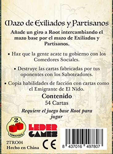 Root: Pack Cartas de Exiliados y Partisanos