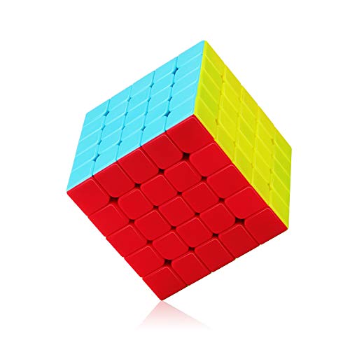 ROXENDA Speed Cube Qiyi 5x5x5 Cubo Rompecabezas Speed Cube - Torneado Suave y Rápido: Sólido, Duradero y Stickerless, Gira más Rápido Que el Original (5x5x5)