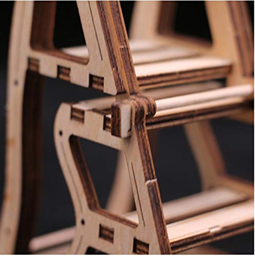 rrff Silla De Deformación 3D Modelo De Soporte para Teléfono Rompecabezas Mecánico De Madera Modelo De Montaje De Bricolaje Montaje De Bricolaje Juguetes para Niños Regalos para Niños