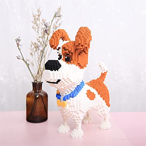 RSVT Mike Dog Animal 3D Modelo 2000 PCS DIY Diamond Mini Building Nano Bricks Blocks Montaje Juguete