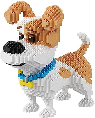 RSVT Mike Dog Animal 3D Modelo 2000 PCS DIY Diamond Mini Building Nano Bricks Blocks Montaje Juguete