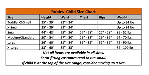 Rubie 's 884320 Disfraz Cazafantasmas, niños, con hinchable Proton Pack, Tamaño: L (8-10 años)