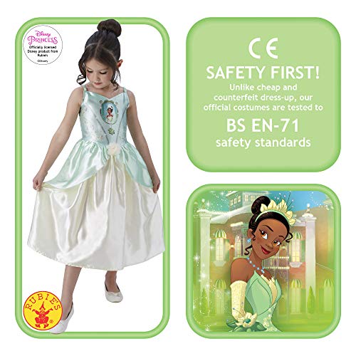 Rubie's 620546S Disfraz oficial de Disney Princesa cuento de hadas Tiana, para niña, pequeño