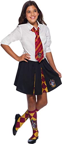 Rubies Corbata oficial de Harry Potter Gryffindor, accesorio de disfraz para adultos o niños, talla única de 6 años