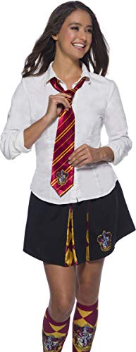 Rubies Corbata oficial de Harry Potter Gryffindor, accesorio de disfraz para adultos o niños, talla única de 6 años