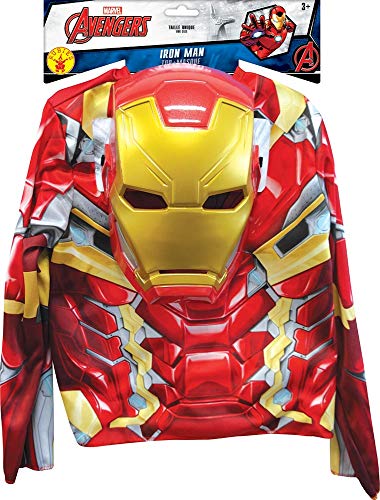 Rubie's – Disfraz oficial de Marvel – Los Vengadores – Disfraz oficial de Marvel Iron Man – Talla estándar – I – 300113