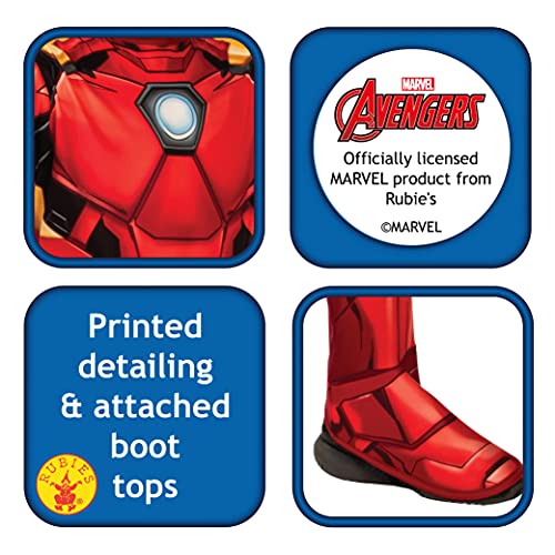 Rubies Disfraz oficial Marvel Iron Man, talla XS- 3-4 años, I-702024XS