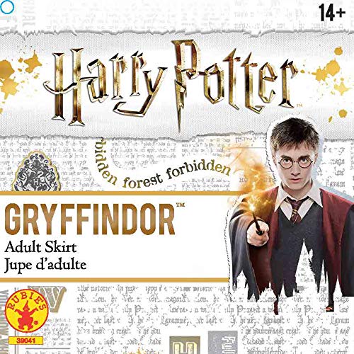 Rubies Falda Gryffindor Disfraz oficial Harry Potter, talla única para adultos a partir de 14 años (39041_NS)