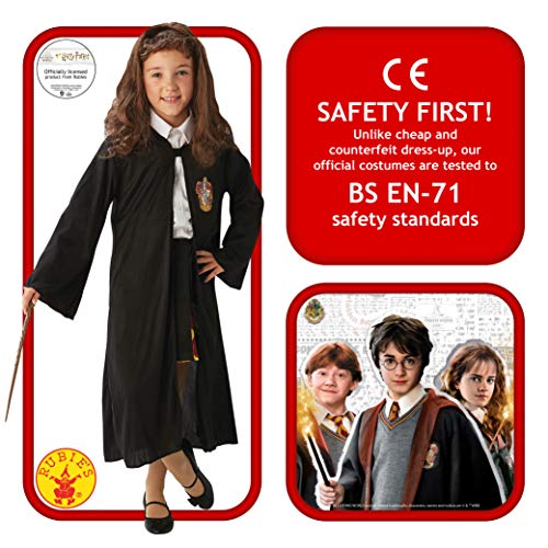 Rubie's- Harry Potter Disfraz, Color negro, talla única (300574NS)