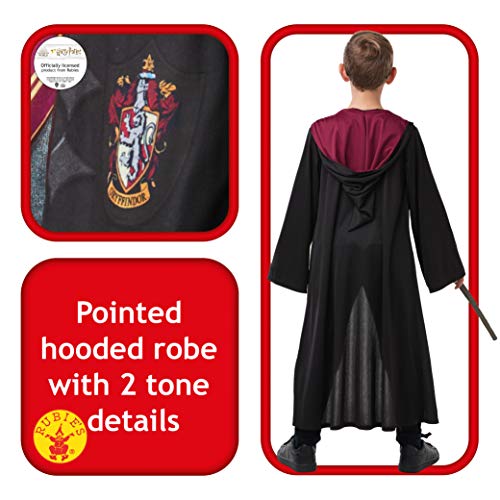 Rubies´s- Gryffindor Harry Potter vestido, Multicolor, 7-8 (Rubie's 300104