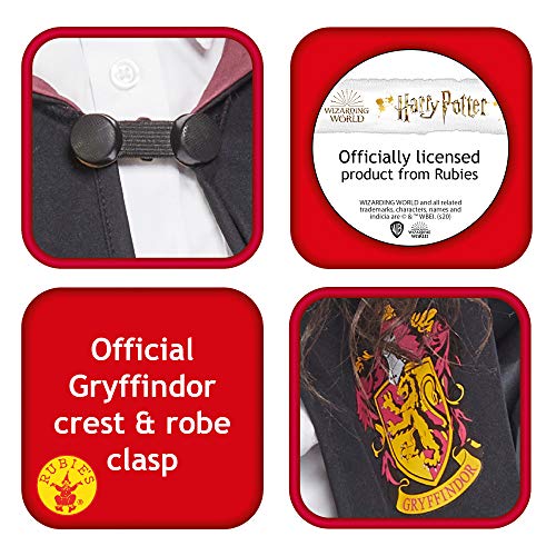 Rubies´s- Gryffindor Harry Potter vestido, Multicolor (Rubie's 700574 7-8)