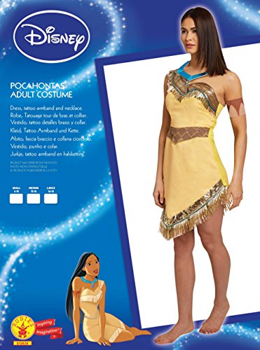 Rubies's Official Ladies Disney Pocahontas, disfraz para adulto - talla M