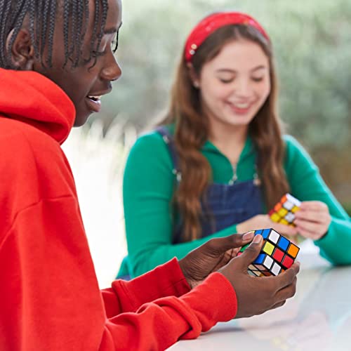 Rubik's- Rubik’s Solving Puzzles, For Beginners Starter Pack, The Original 3x3 Cube and Edge Classic Rompecabezas de resolución de Problemas, para Principiantes, Color (spin Master Toys UK 6063509)