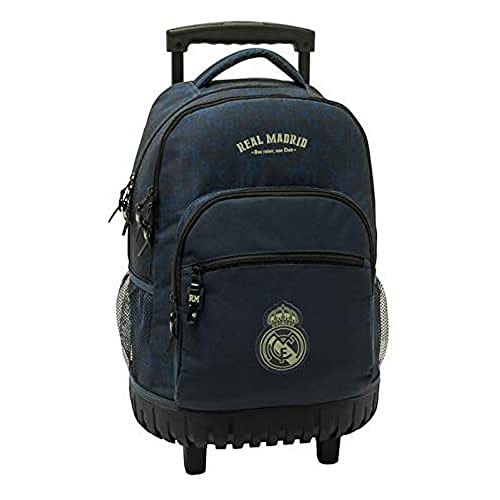 safta 611934818, Real Madrid-2 Mochila Carro Niños Unisex, Varios, 32x45x21