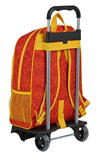 Safta 612083313 Mochila de Bob Esponja, Trolley, Naranja/Amarillo, Único