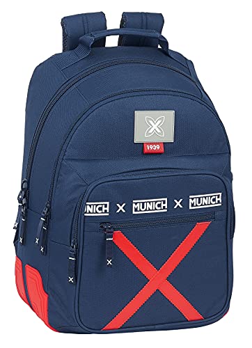 Safta Mochila Escolar de Munich Spike, 320x150x420 mm, Azul Marino