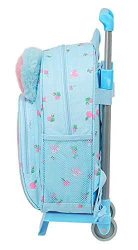 Safta Mochila Infantil de Nanana con Carro 705, 280x100x340 mm, Azul Claro